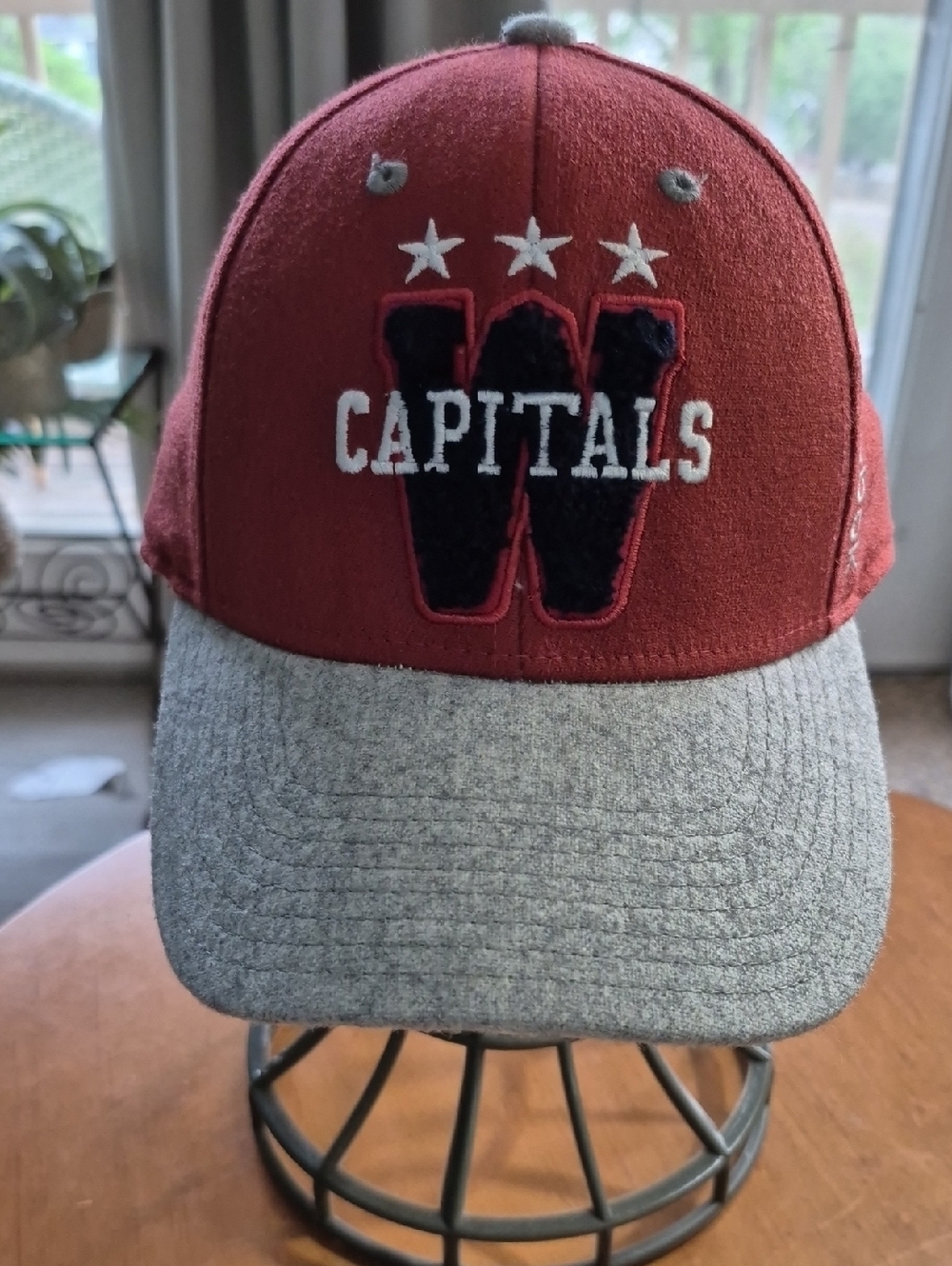 Reebok Red and Gray  Washington Capitals Baseball Cap